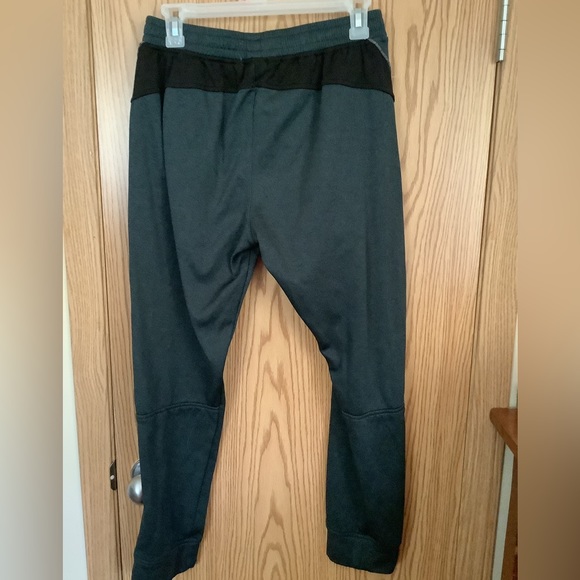 🍉Rawlings joggers junior boy M EUC, pockets, heathered teal green - Picture 7 of 9